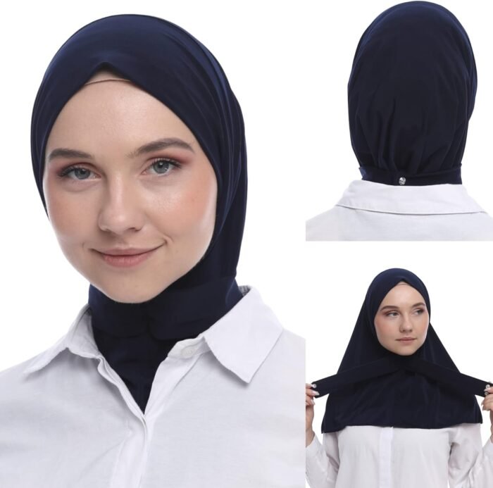 Premium Stretch Polyester Hijab Scarf – Women’s Islamic Head Cover - Image 5