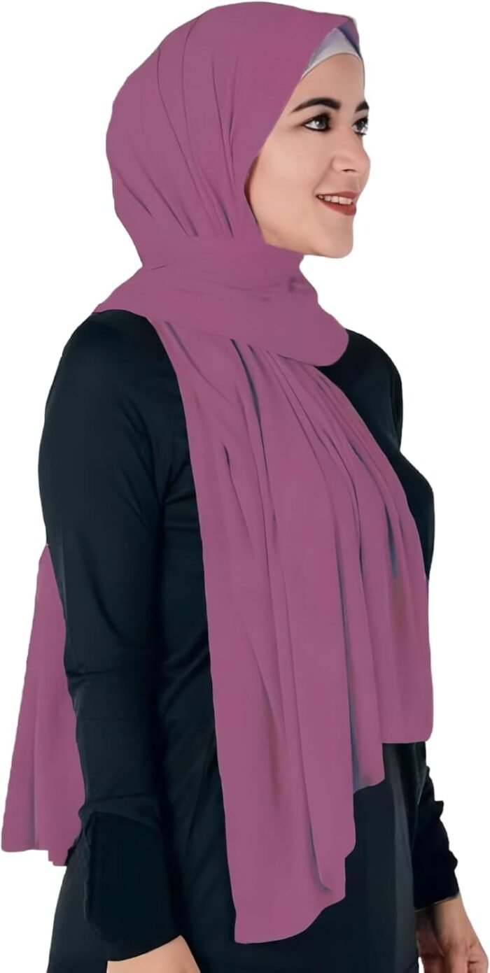 Opaque Jersey Maxi Hijab Scarf – Premium Non-See-Through - Image 15