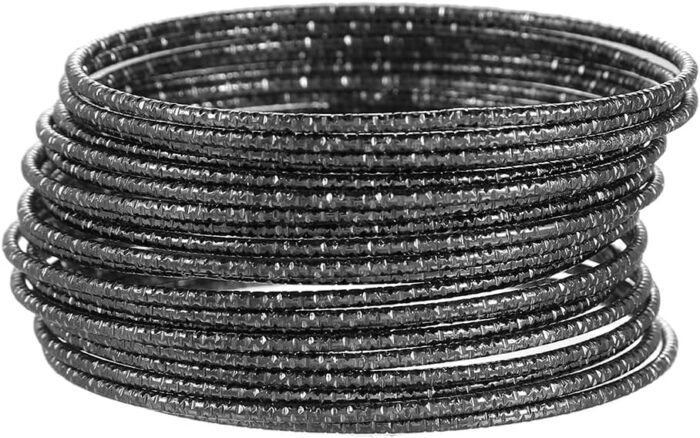 16Pcs Gold Bangle Bracelets for Women - Multi Layer Stackable Textured Bracelets Boho Jewelrys Set - Image 42