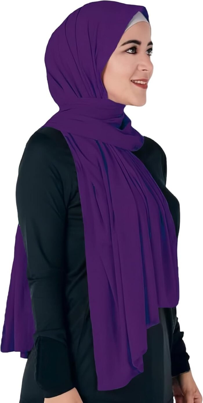 Opaque Jersey Maxi Hijab Scarf – Premium Non-See-Through - Image 40