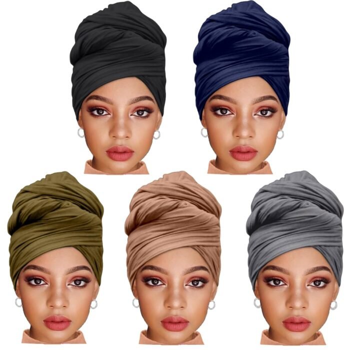Stretch Jersey Hijab 5-Pack – Extra-Long, Soft - Image 14