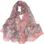 Floral Sheer Lightweight Women’s Scarf | Shawl Wrap - Image 29