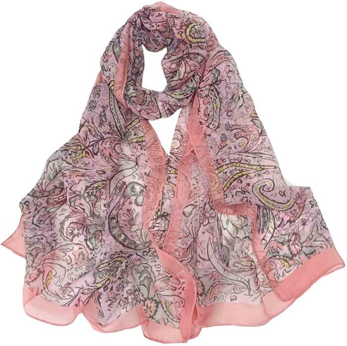 Floral Sheer Lightweight Women’s Scarf | Shawl Wrap - Image 29