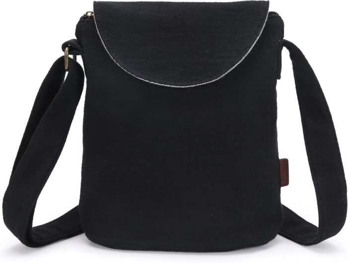 Retro Canvas Boho Crossbody Bag – Small Shoulder Purse - Image 11