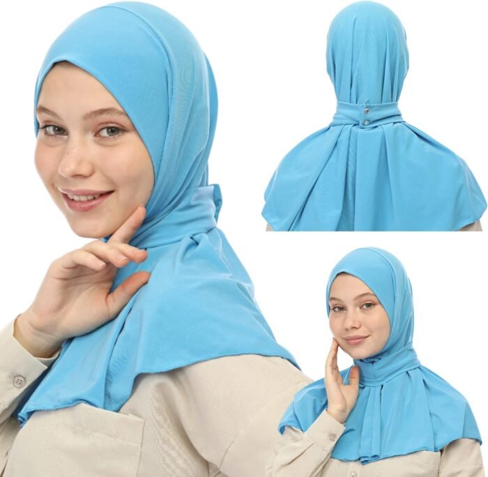 Premium Stretch Polyester Hijab Scarf – Women’s Islamic Head Cover - Image 2