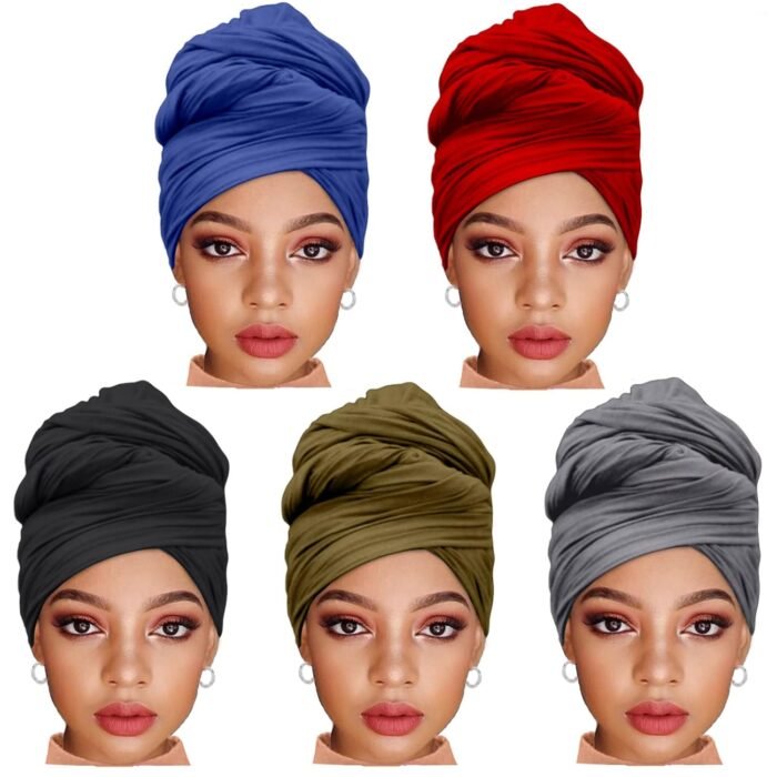 Stretch Jersey Hijab 5-Pack – Extra-Long, Soft - Image 13