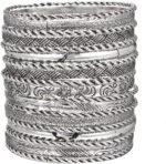 16Pcs Gold Bangle Bracelets for Women - Multi Layer Stackable Textured Bracelets Boho Jewelrys Set - Image 16