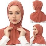 Premium Stretch Polyester Hijab Scarf – Women’s Islamic Head Cover - Image 11