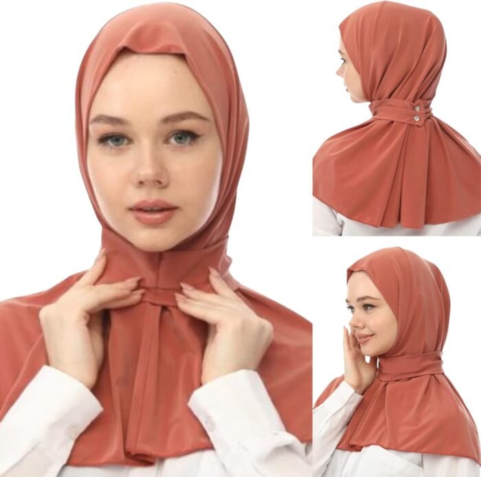 Premium Stretch Polyester Hijab Scarf – Women’s Islamic Head Cover - Image 11