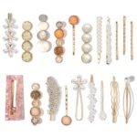 Macaron Pearl Hair Clip Set – Boho Bobby Pins 20-Pieces - Image 15