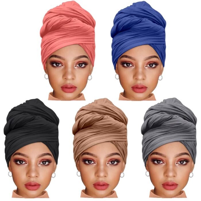 Stretch Jersey Hijab 5-Pack – Extra-Long, Soft - Image 16