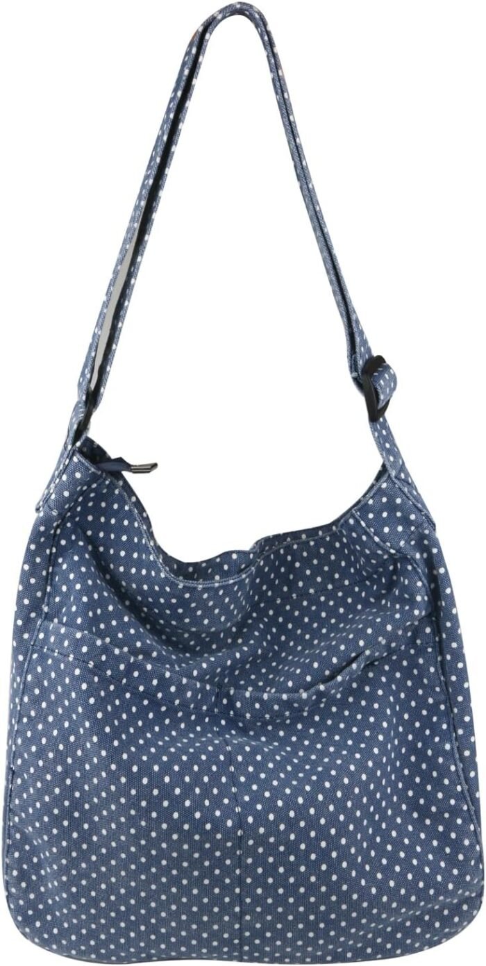 Boho Canvas Crossbody Tote – Unisex Multi-Pocket Messenger - Image 14