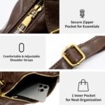 Boho Vegan Leather Slouchy Tote – Ultra-Soft & Foldable - Image 3