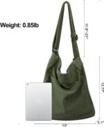 Boho Canvas Crossbody Tote – Unisex Multi-Pocket Messenger - Image 6