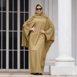 Modest Muslim Abaya Set with Khimar Hijab - Image 5