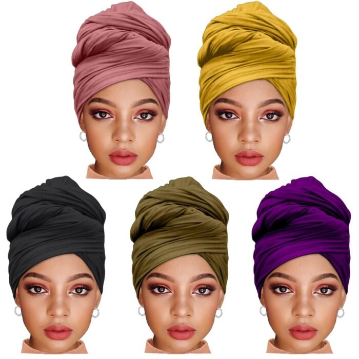 Stretch Jersey Hijab 5-Pack – Extra-Long, Soft - Image 20