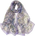 Floral Sheer Lightweight Women’s Scarf | Shawl Wrap - Image 25