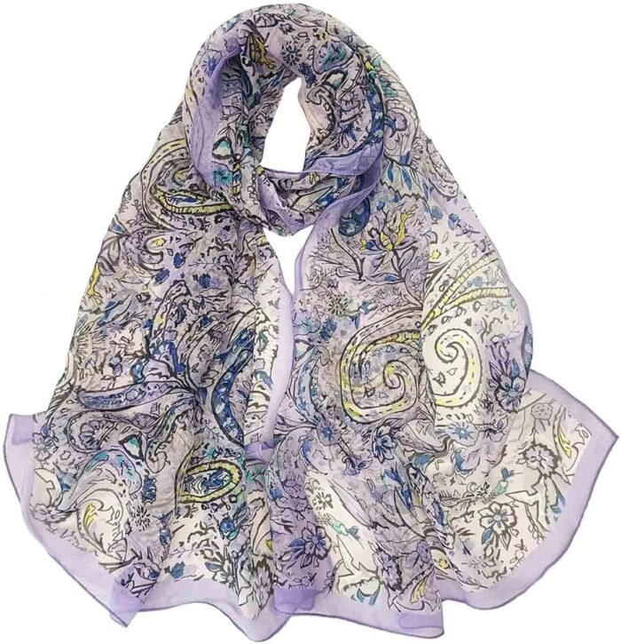 Floral Sheer Lightweight Women’s Scarf | Shawl Wrap - Image 25