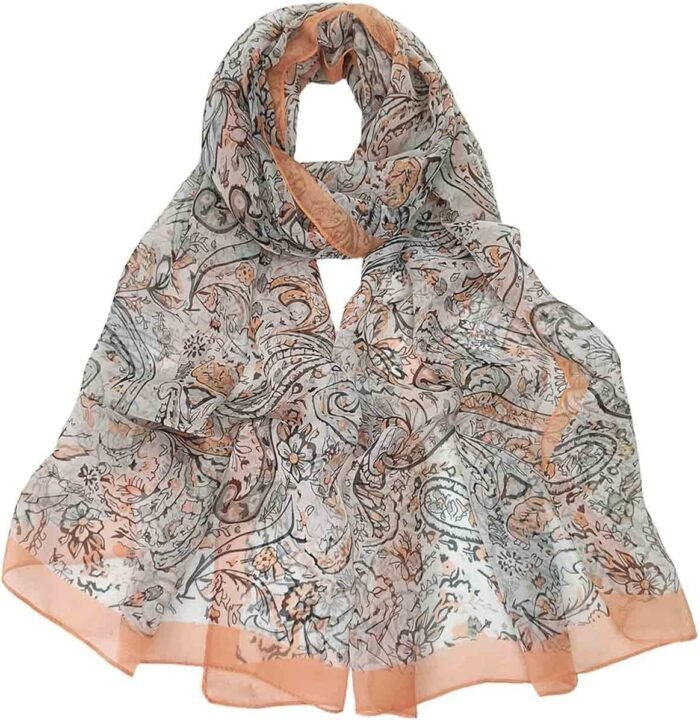 Floral Sheer Lightweight Women’s Scarf | Shawl Wrap - Image 32