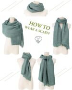 Crinkle Cotton-Blend Hijab Shawls & Scarves 6-Pack - Image 5