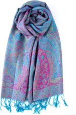 Reversible Paisley Pashmina Festival Scarf | Shawl & Wrap - Image 15