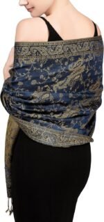 Reversible Paisley Pashmina Festival Scarf | Shawl & Wrap - Image 31