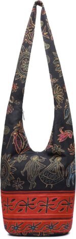 Boho Canvas Crossbody Bag - Image 8