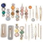 Macaron Pearl Hair Clip Set – Boho Bobby Pins 20-Pieces - Image 14