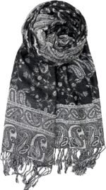 Reversible Paisley Pashmina Festival Scarf | Shawl & Wrap - Image 41