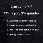 Opaque Jersey Maxi Hijab Scarf – Premium Non-See-Through - Image 5