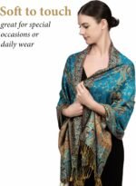 Reversible Paisley Pashmina Festival Scarf | Shawl & Wrap - Image 5