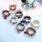 Boho Beaded Bracelet Set – Handmade & Stackable 8-Piece - Image 7