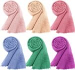Crinkle Cotton-Blend Hijab Shawls & Scarves 6-Pack - Image 8