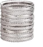 16Pcs Gold Bangle Bracelets for Women - Multi Layer Stackable Textured Bracelets Boho Jewelrys Set - Image 48