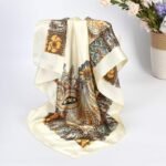 35" Satin Square Scarf Set (4-Pack) – Silk-Like Head & Neck Wraps - Image 5