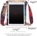 Retro Canvas Boho Crossbody Bag – Small Shoulder Purse - Image 4