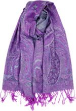 Reversible Paisley Pashmina Festival Scarf | Shawl & Wrap - Image 38