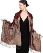 Reversible Paisley Pashmina Festival Scarf | Shawl & Wrap - Image 22