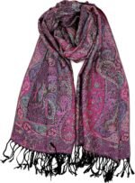 Reversible Paisley Pashmina Festival Scarf | Shawl & Wrap - Image 34