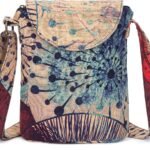 Retro Canvas Boho Crossbody Bag – Small Shoulder Purse