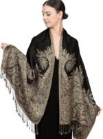 Reversible Paisley Pashmina Festival Scarf | Shawl & Wrap - Image 54
