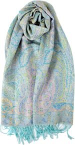 Reversible Paisley Pashmina Festival Scarf | Shawl & Wrap - Image 14