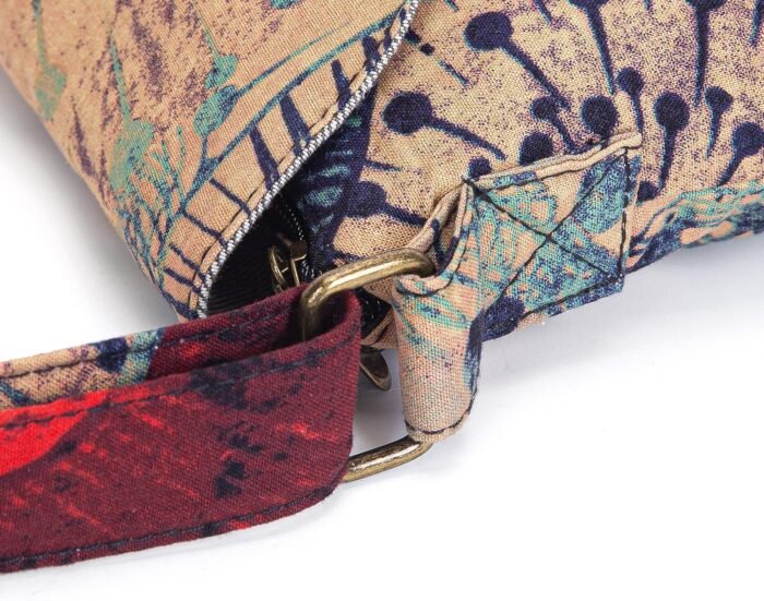 Retro Canvas Boho Crossbody Bag – Small Shoulder Purse - Image 8