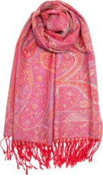 Reversible Paisley Pashmina Festival Scarf | Shawl & Wrap - Image 10