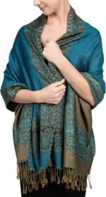 Reversible Paisley Pashmina Festival Scarf | Shawl & Wrap - Image 27