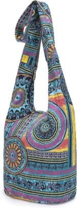 Boho Canvas Crossbody Bag - Image 4