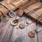 Boho Wooden Pendant Necklace Set – 6 Pcs - Image 8