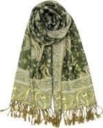 Reversible Paisley Pashmina Festival Scarf | Shawl & Wrap - Image 17