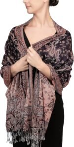 Reversible Paisley Pashmina Festival Scarf | Shawl & Wrap - Image 24