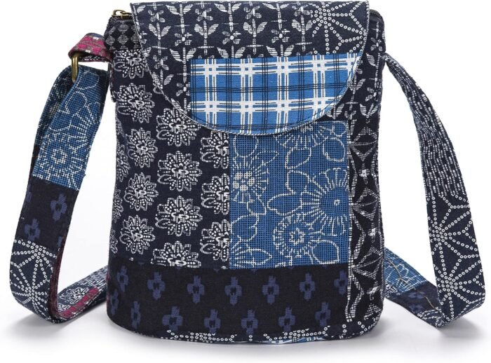 Retro Canvas Boho Crossbody Bag – Small Shoulder Purse - Image 29